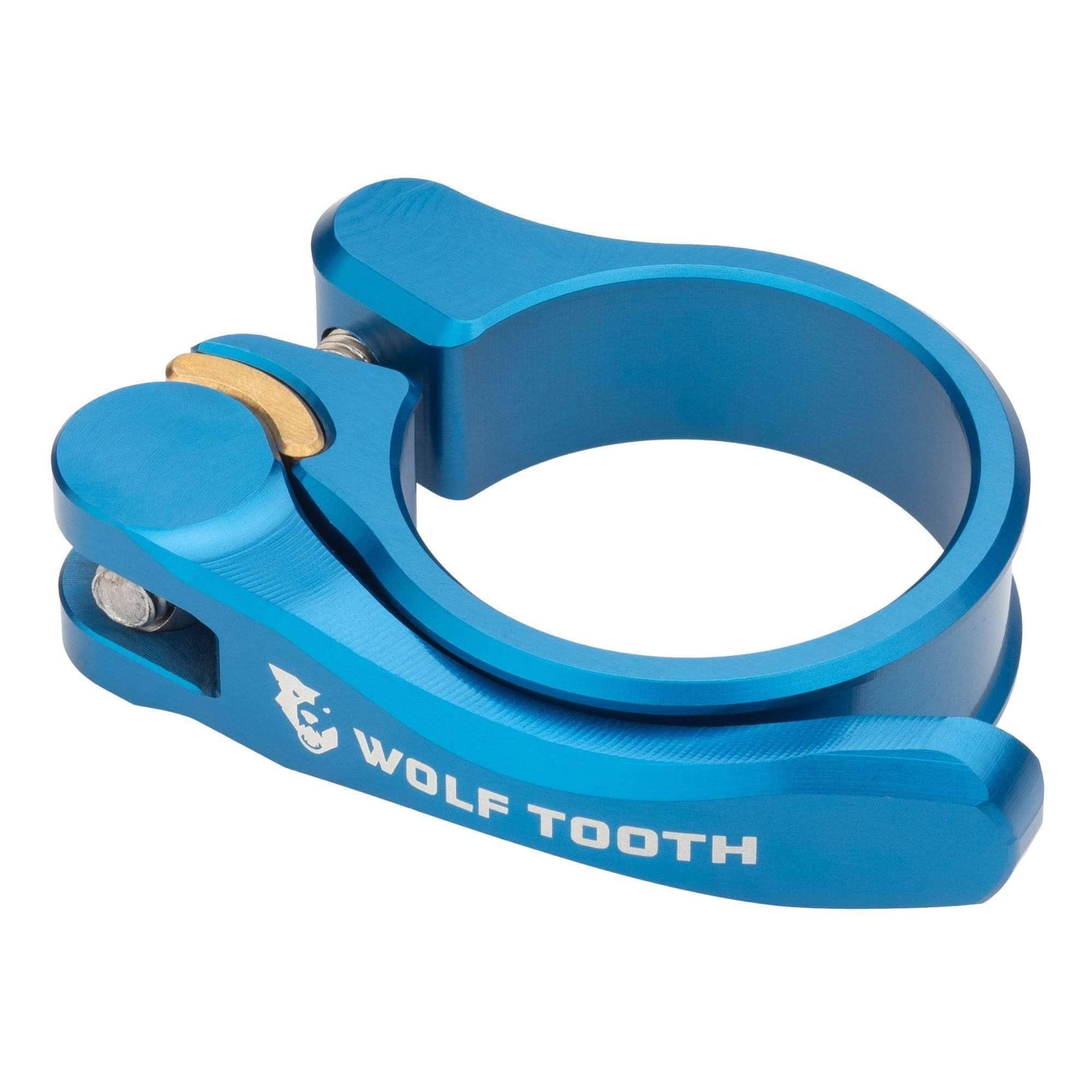 Wolf Tooth Components Quick Release Seatpost Clamp Blue / 29.8mm Parts - Seatposts - Clamps