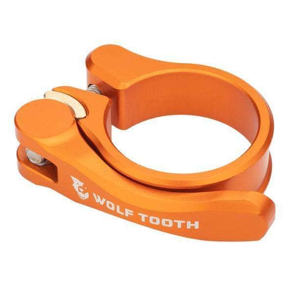 Wolf Tooth Components Quick Release Seatpost Clamp Orange / 29.8mm Parts - Seatposts - Clamps