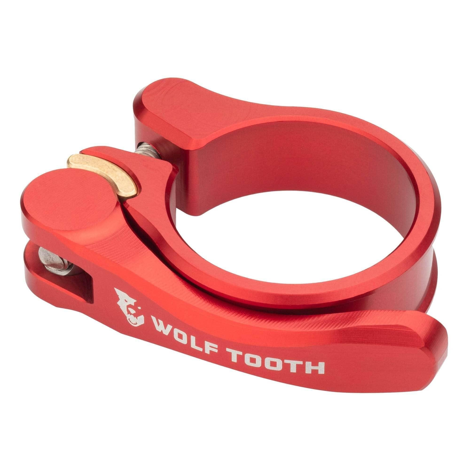 Wolf Tooth Components Quick Release Seatpost Clamp Red / 29.8mm Parts - Seatposts - Clamps