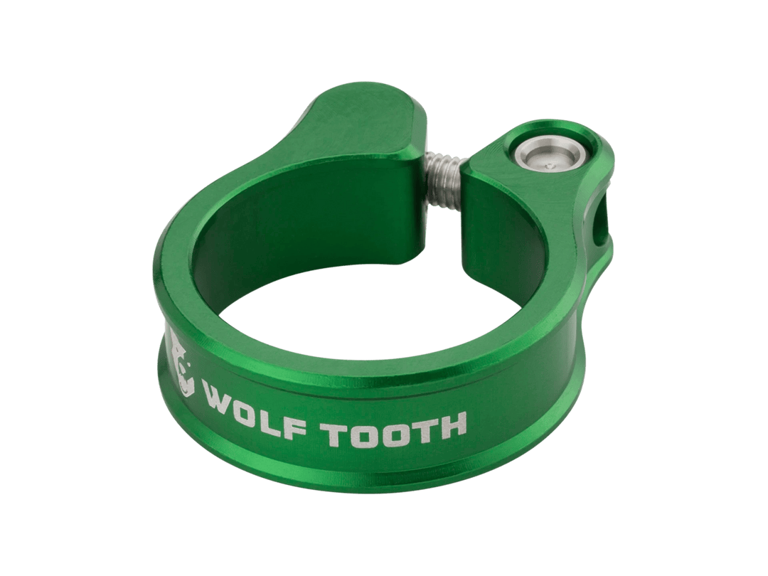Wolf Tooth Components Seatpost Clamp 31.8mm / Green Parts - Seatposts - Clamps