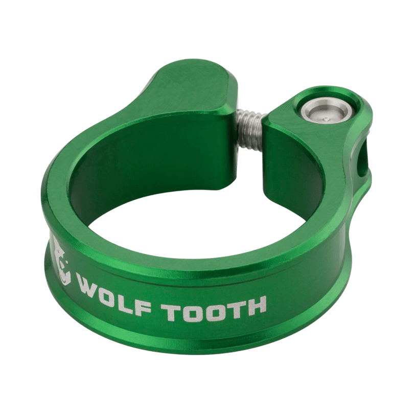 Wolf Tooth Components Seatpost Clamp 31.8mm / Green Parts - Seatposts - Clamps