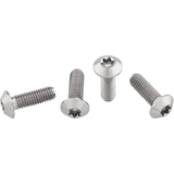 Wolf Tooth Components Ti Water Bottle Cage Bolts Low Profile 4 Pack Raw Accessories - Bottle Cages