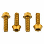 Wolf Tooth Components Water Bottle Cage Bolts Gold Accessories - Bottle Cages