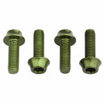 Wolf Tooth Components Water Bottle Cage Bolts Olive Accessories - Bottle Cages