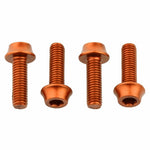 Wolf Tooth Components Water Bottle Cage Bolts Orange Accessories - Bottle Cages