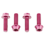 Wolf Tooth Components Water Bottle Cage Bolts Pink Accessories - Bottle Cages