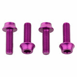 Wolf Tooth Components Water Bottle Cage Bolts Purple Accessories - Bottle Cages