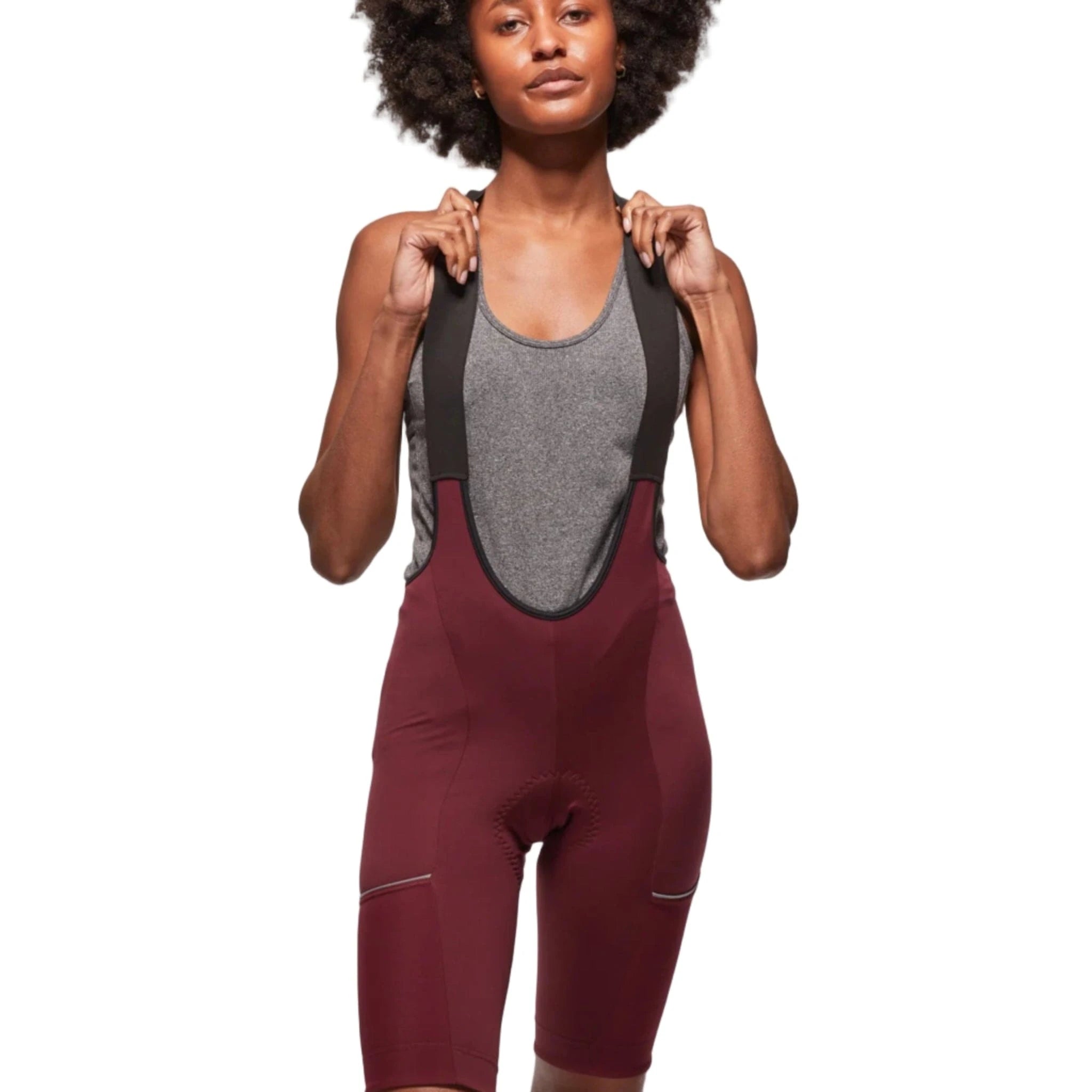 Women's Escape Bib Short 1.0 Cinnamon / XS Apparel