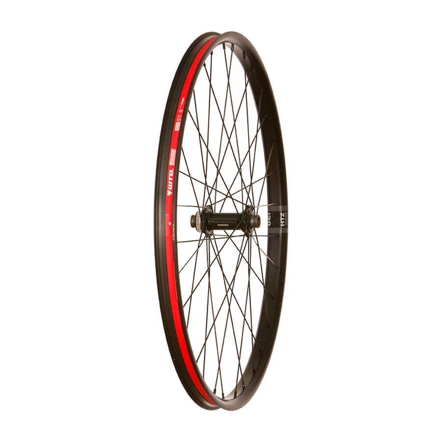 WTB HTZ 27.5 / Shimano TC600 Boost Wheel Shop, WTB HTZ i30 / Shimano HB-TC500, Wheel, Front, 27.5'' / 584, Holes: 32, 15mm TA, 110mm, Disc Center Lock / IS 6-Bolt Wheels