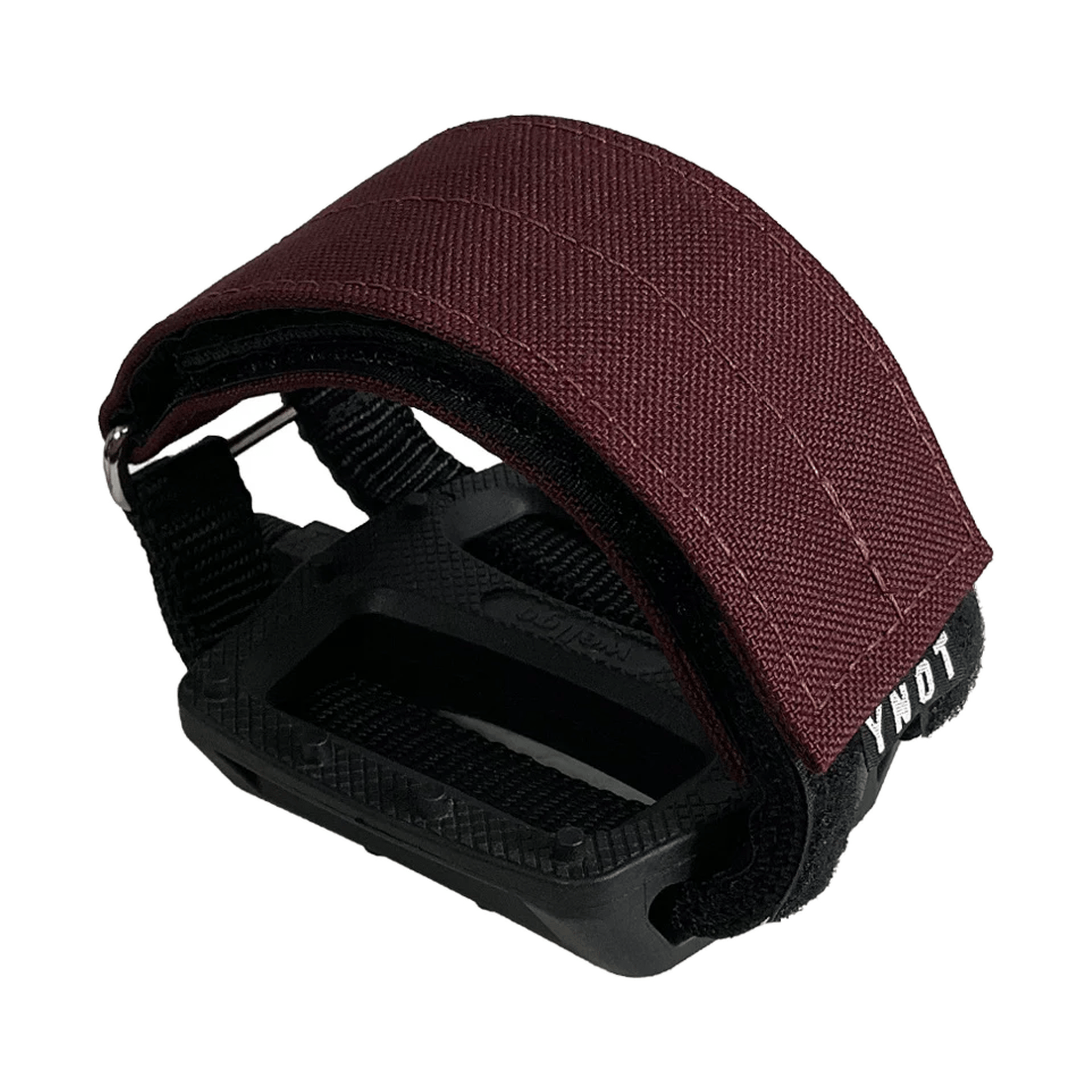 YNOT Pedal Strap Maroon Accessories - Toe Clips and Straps