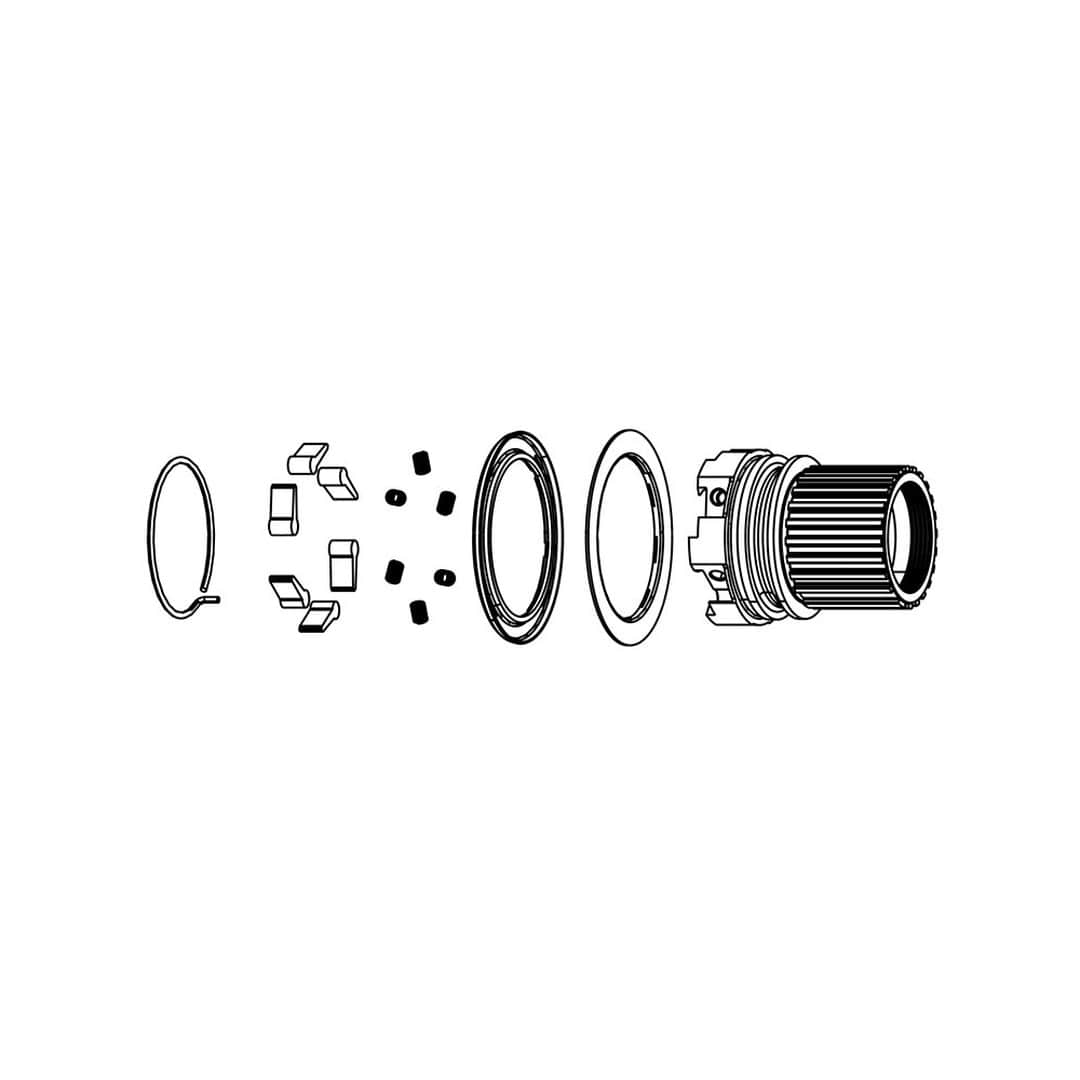 Zipp ZM2 SL Freehub Body Shimano Microspline Parts - Hubs