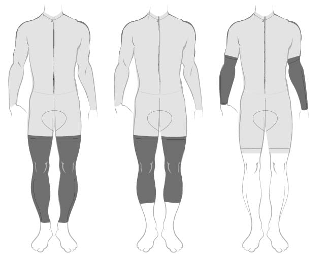 Warmers and protectors — leg warmers, knee warmers, arm warmers